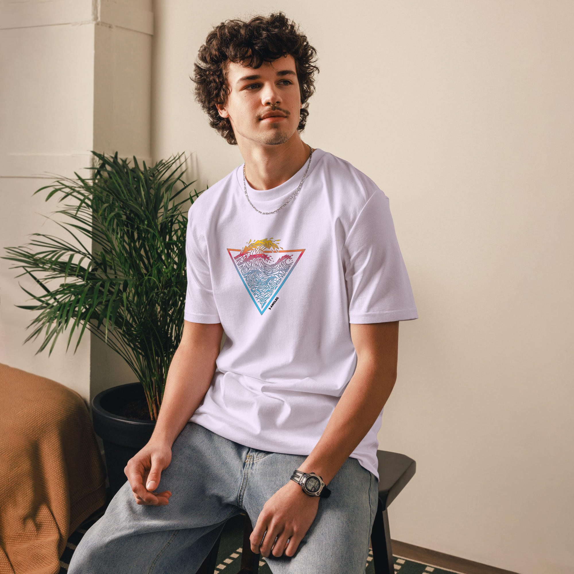 Crest Sunrise - T-Shirt Homme